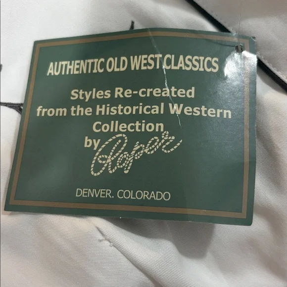 Roper Pearl Snap Shirt with Gray Embroidery - Picture 5 of 9